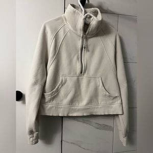 Lululemon scuba 1/2 zip funnel neck